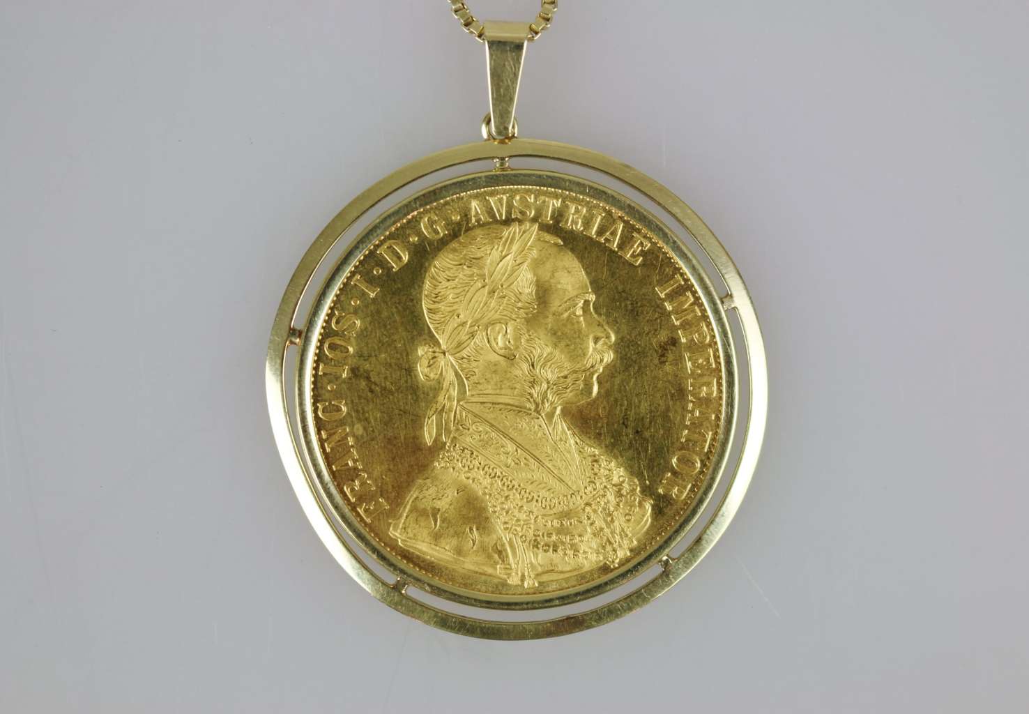 Goldmünzen Anhänger, Österreich 4 Dukaten - Image 3 of 3