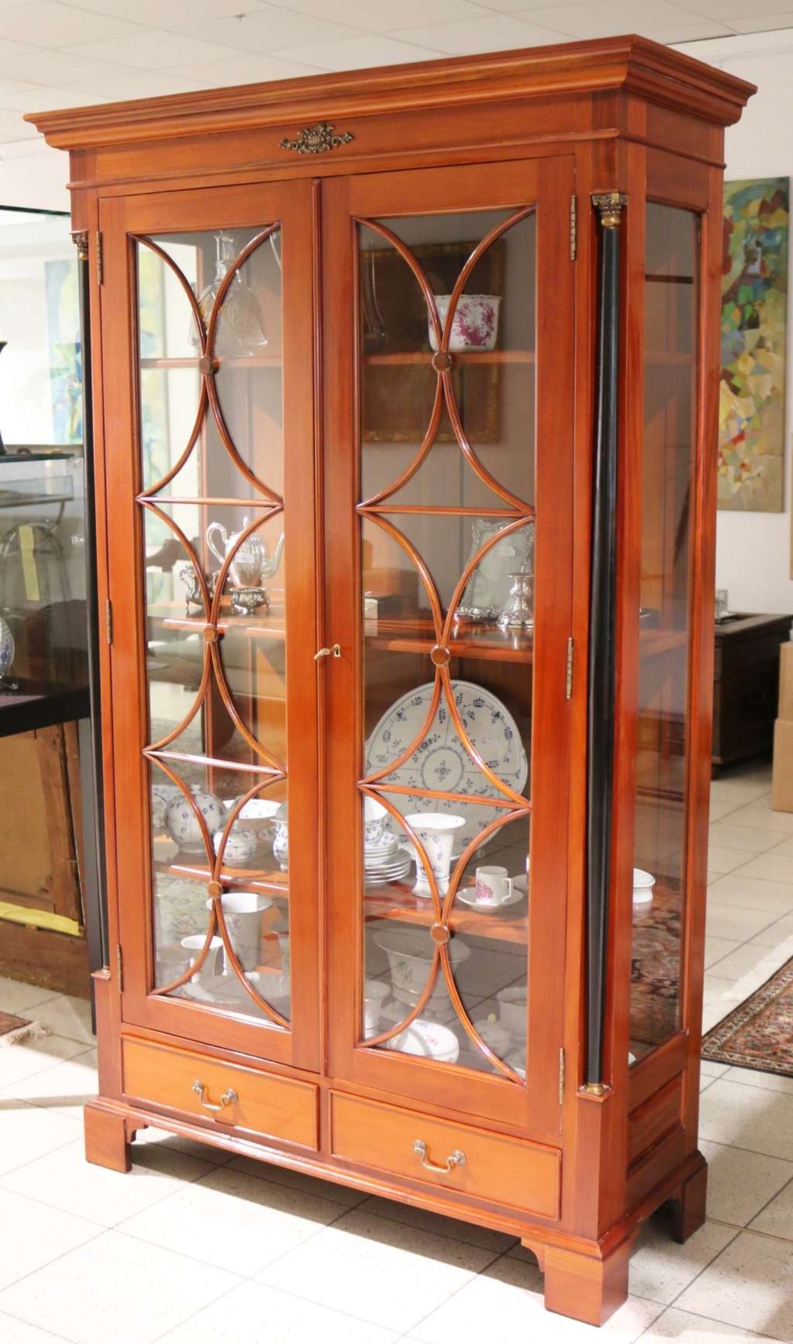 Vitrine im Biedermeier-Stil - Bild 3 aus 3