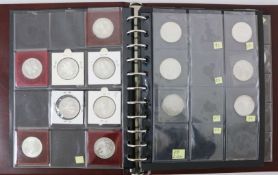 BRD, Sammlung von 71 10-DM Gedenkmünzen