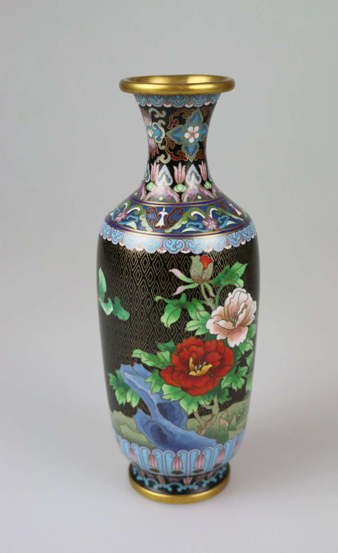 Cloisonné Vase, Japan - Bild 2 aus 4