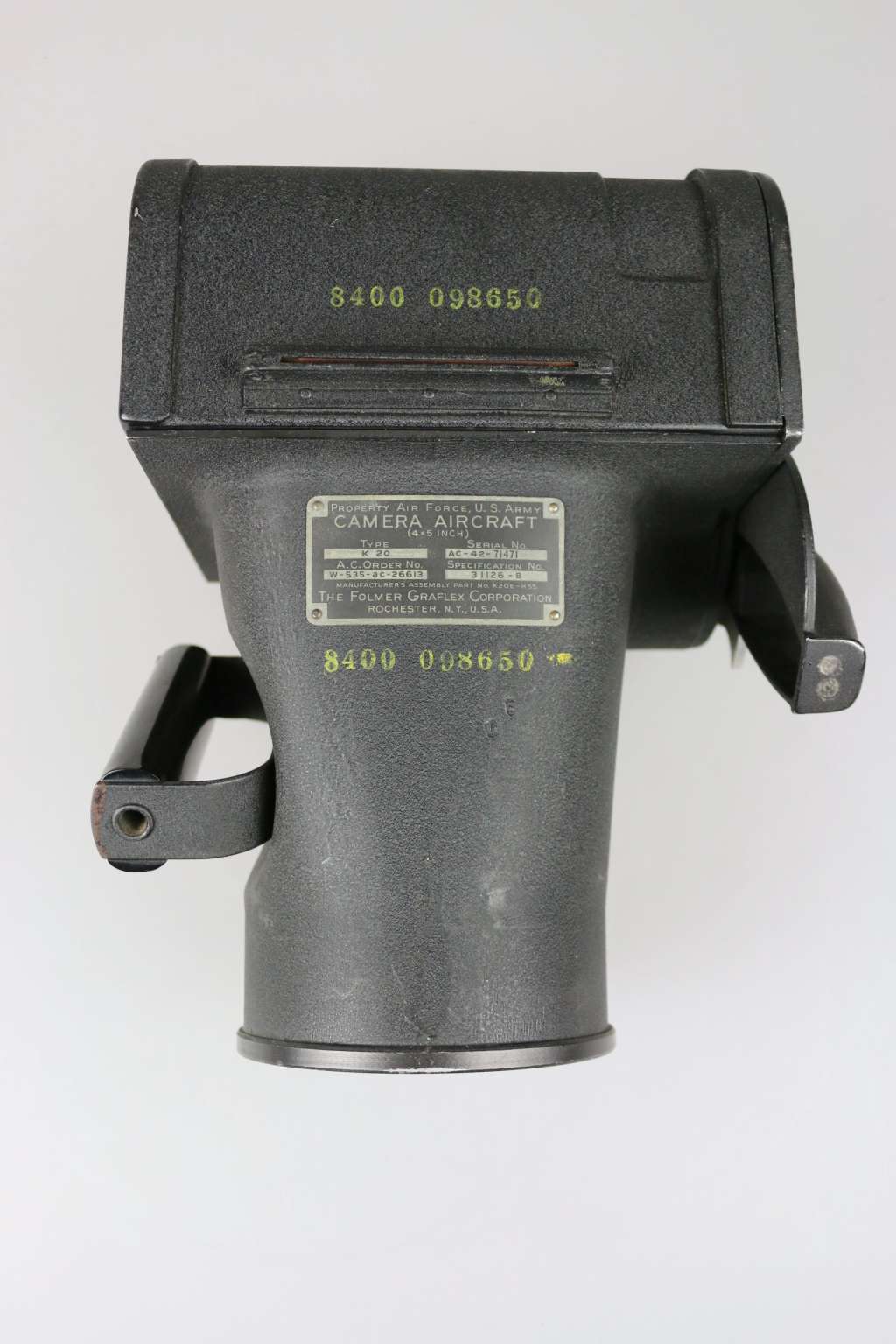 WK 2, US Luftbildkamera. The Folmer Graflex Corp. Typ K 20, um 1941 - Image 3 of 7