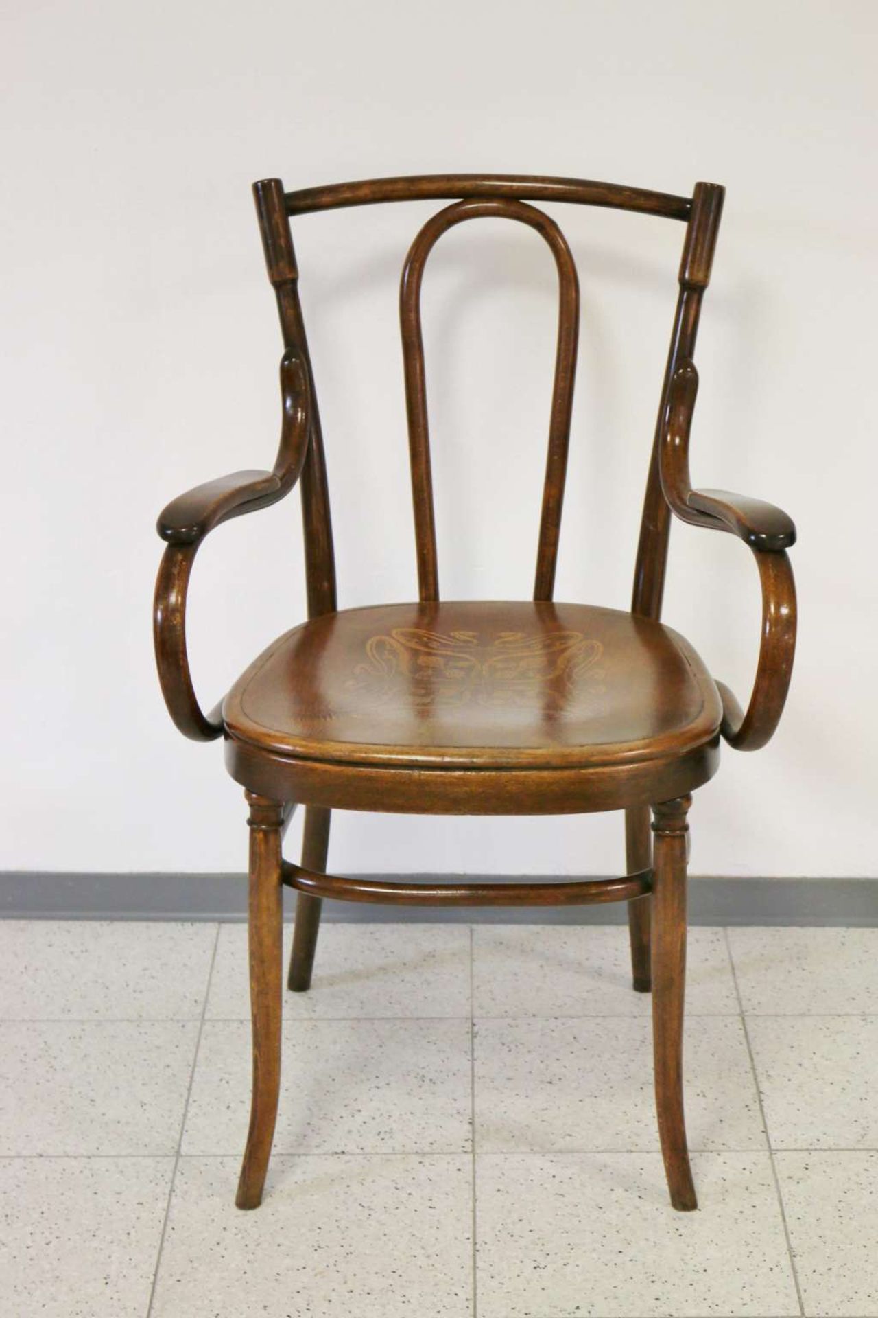 Fauteuil, möglicherweise Thonet Nr. 56