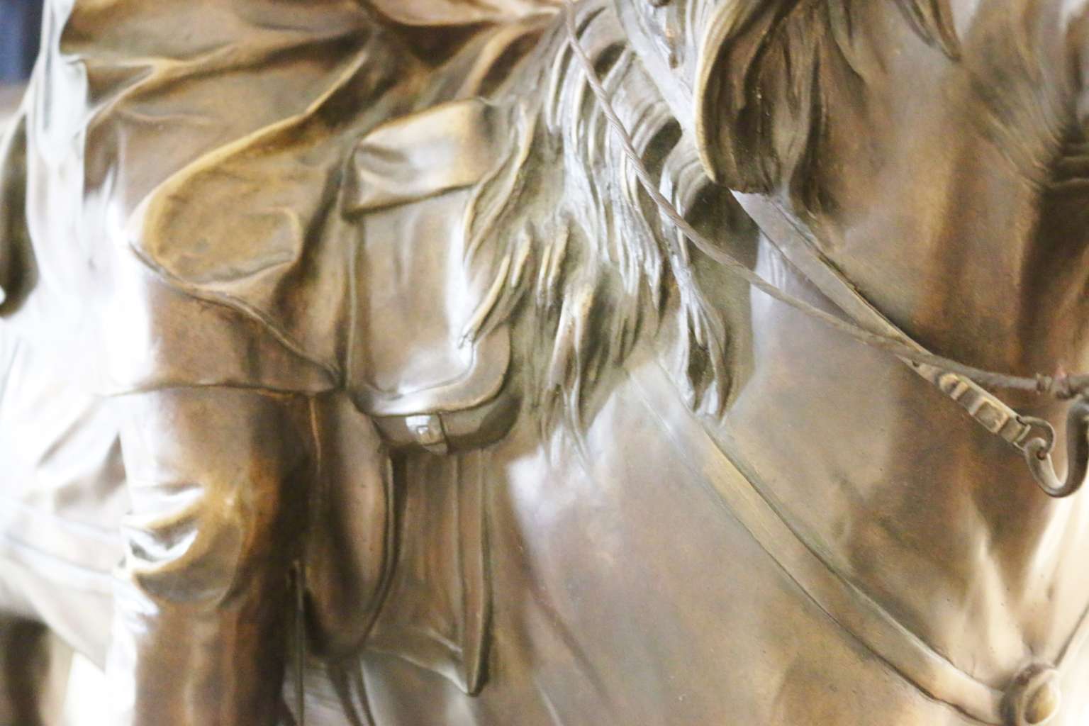 Otto von Bismarck - Reiterstandbild aus Bronze - Image 7 of 9