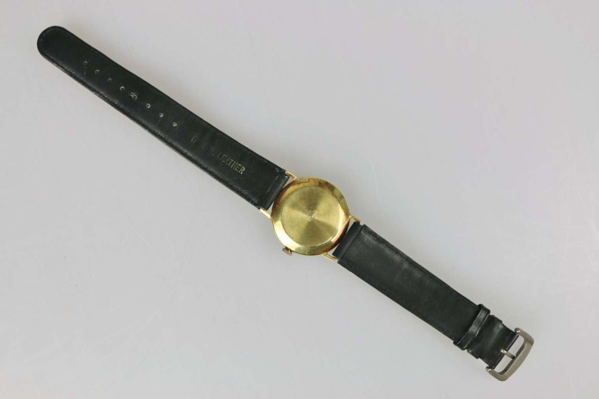 Herrenarmbanduhr, bez. Anker 17 Rubis, Gehäuse 585 Gelbgold - Bild 3 aus 4