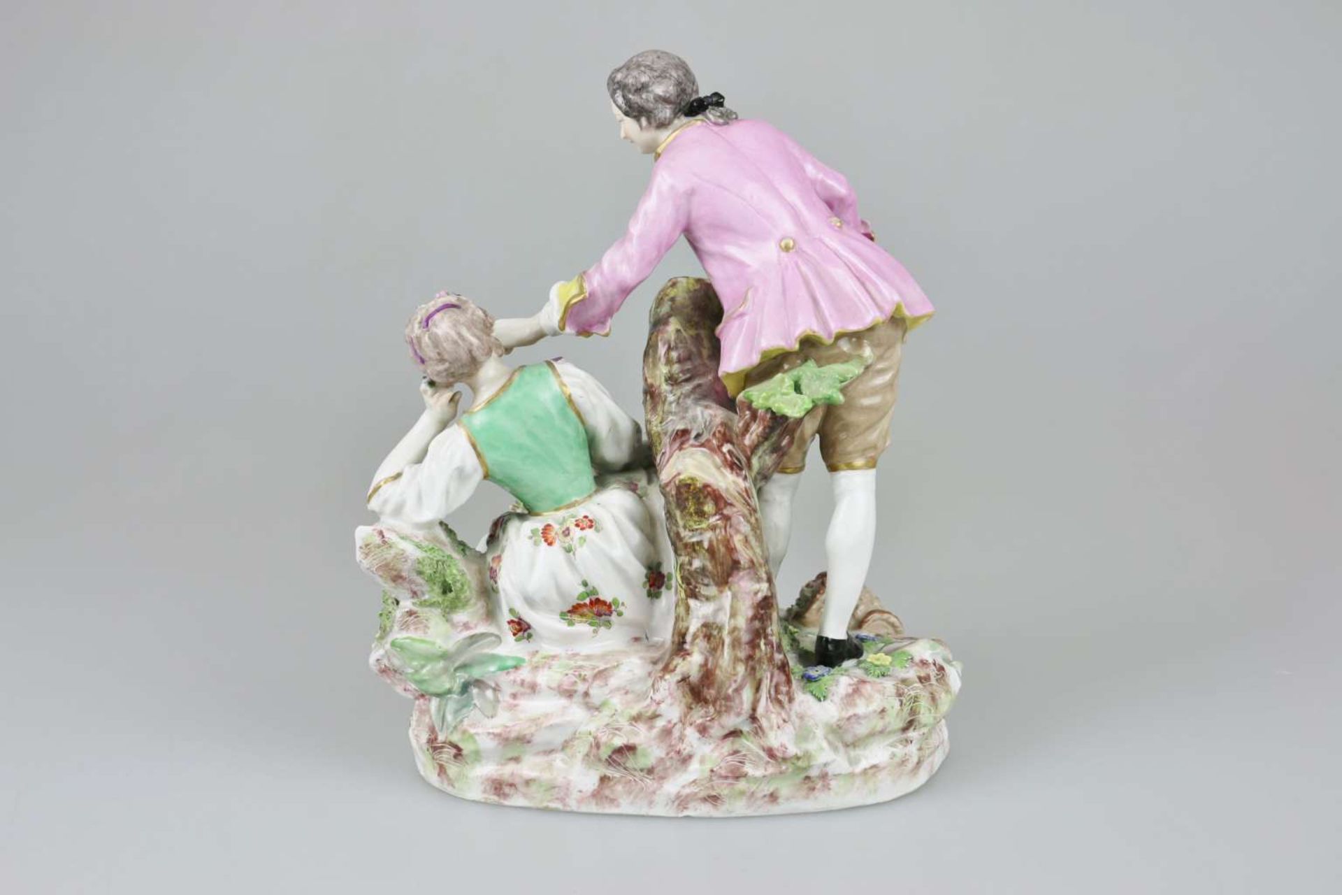 Porcelaine de Paris/ Bloch, Figurengruppe - Image 2 of 12