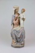 Lladro, schwarze Madonna mit Kind