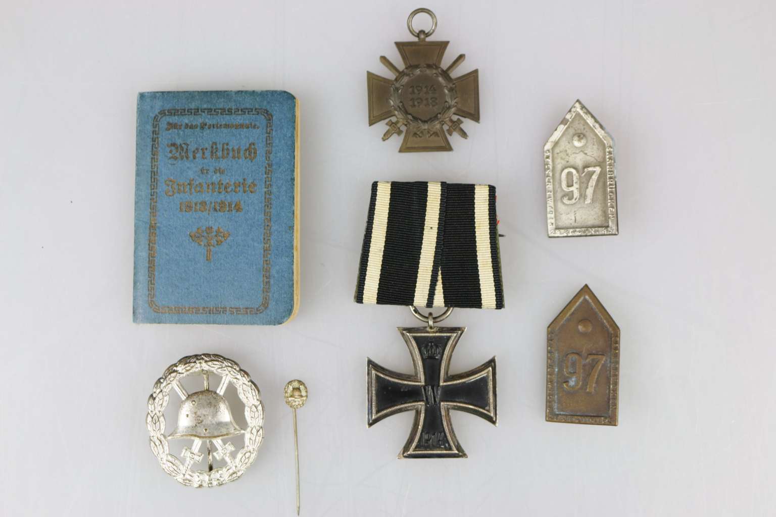 Eisernes Kreuz 2. Klasse an Einzelspange, Silber