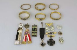 Konvolut Patriotika und Abzeichen Kaiserreich und Weimarer Republik