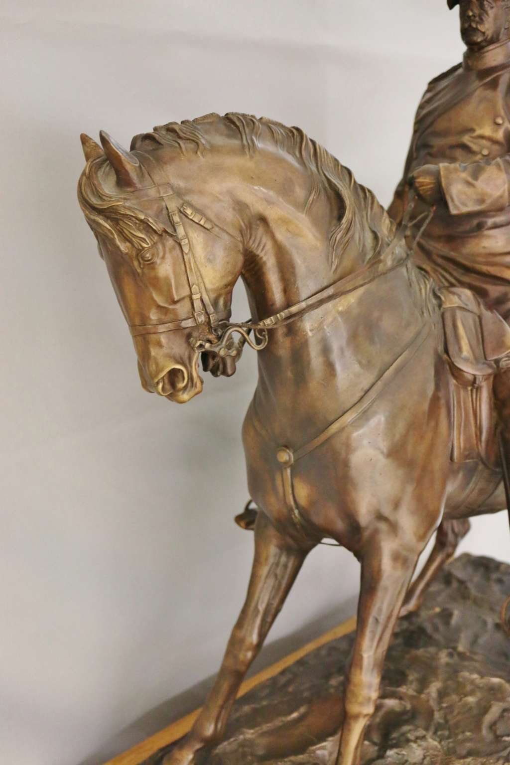 Otto von Bismarck - Reiterstandbild aus Bronze - Image 3 of 9