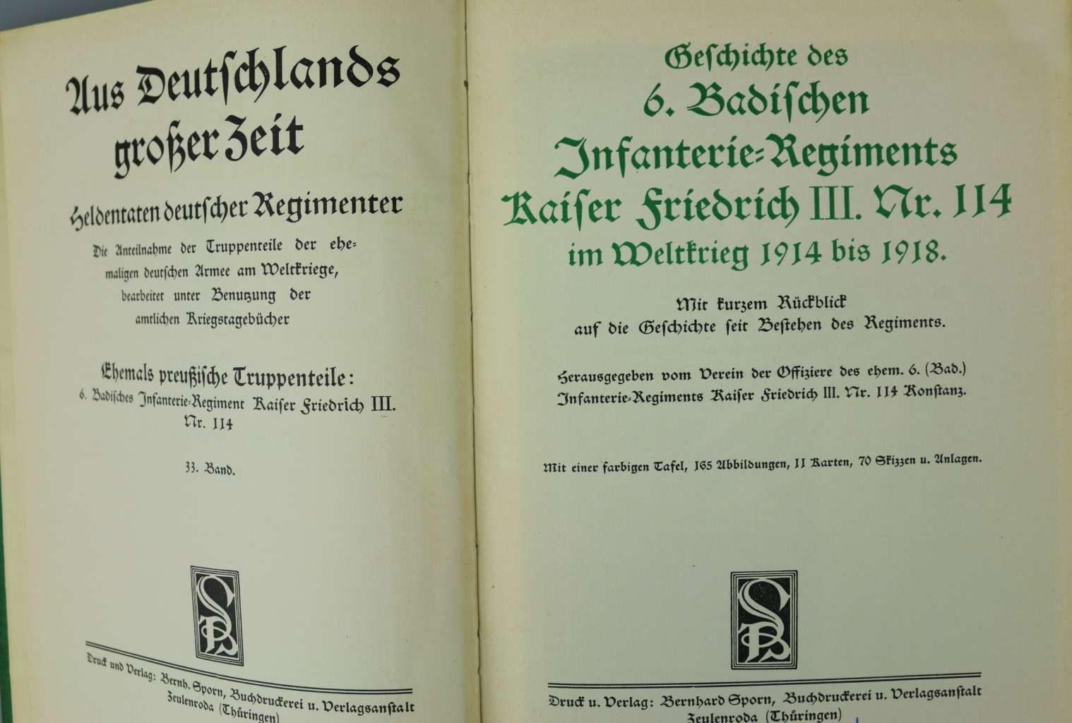 Geschichte des 6. Badischen Infanterie-Regiments Nr. 114 - Image 2 of 2