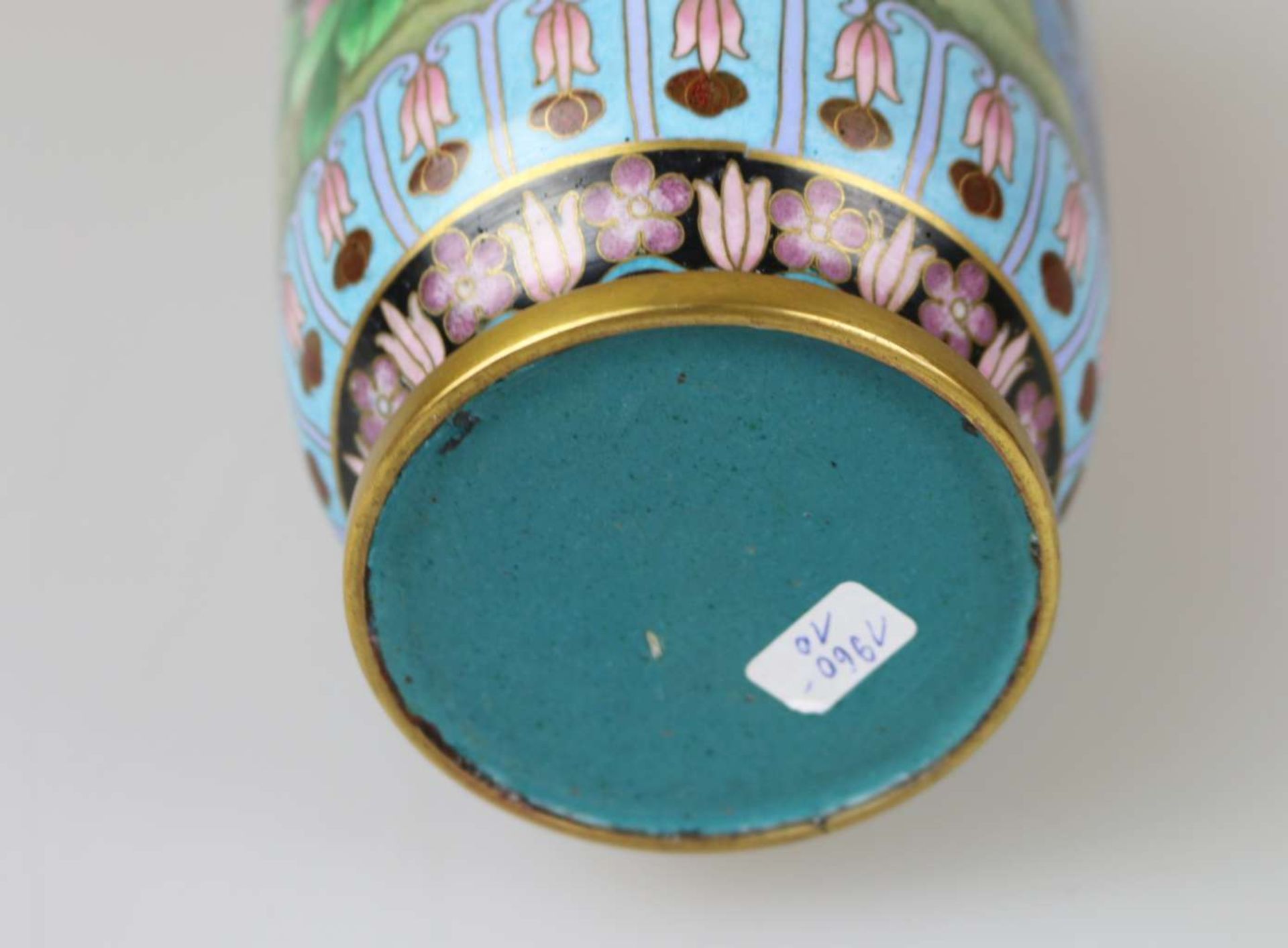 Cloisonné Vase, Japan - Bild 4 aus 4