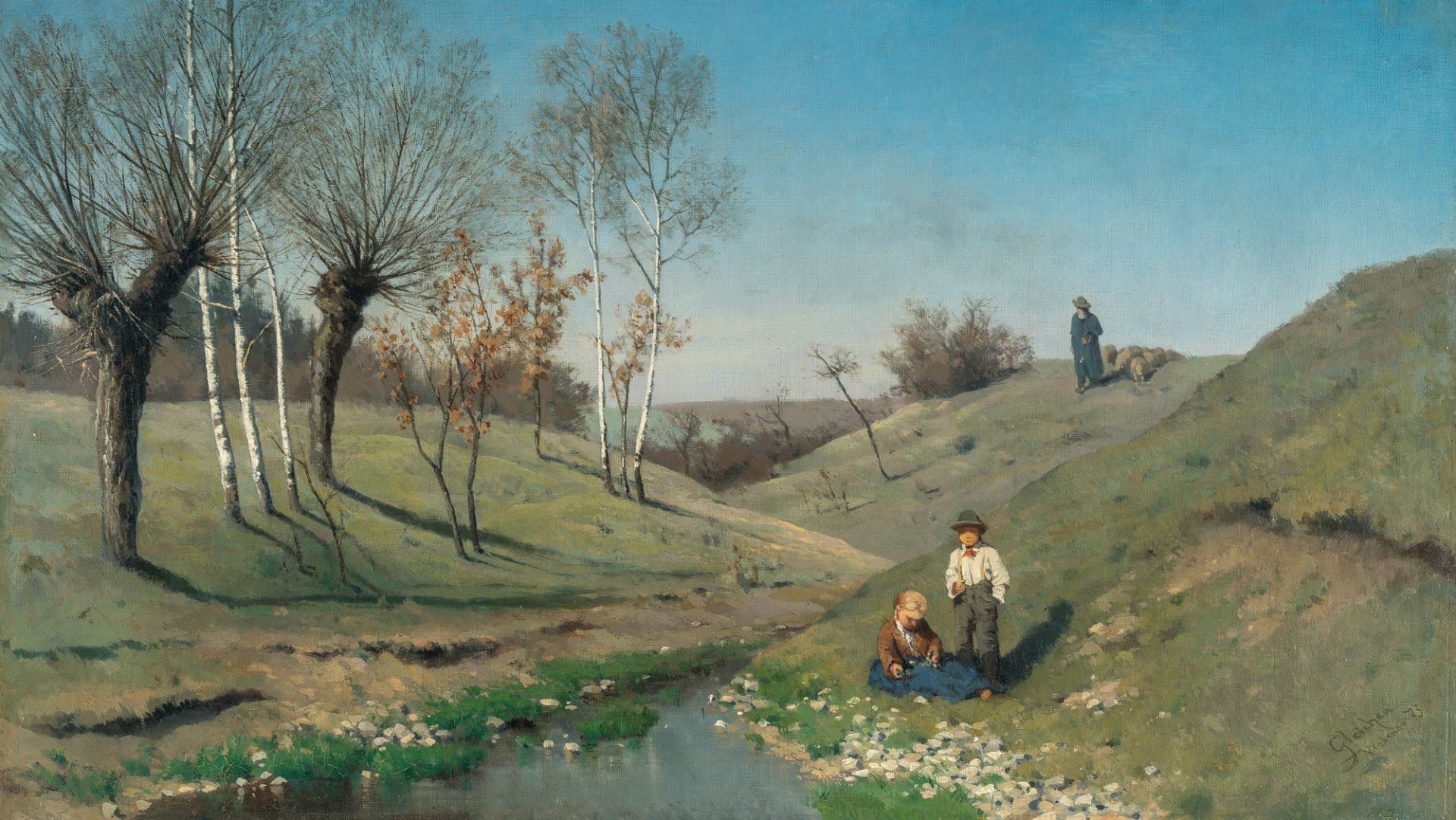 Heinrich Ludwig von Gleichen-Russwurm – Summer landscape near Weimar
