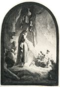 Rembrandt Harmensz. van Rijn – Die Auferweckung des Lazarus (große Platte)