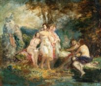 Adolphe Monticelli (Zugeschrieben) – Diana mit ihren Nymphen
