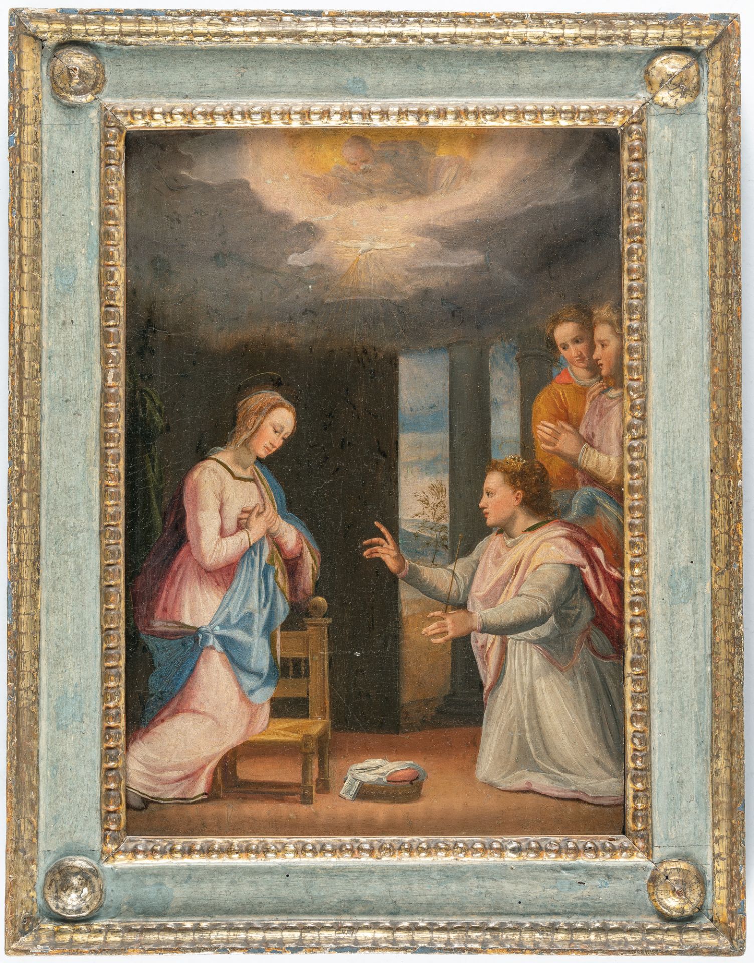 Santi di Tito und Werkstatt – The Annunciation - Image 4 of 4