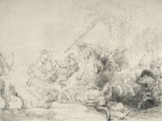 Rembrandt Harmensz. van Rijn – Die große Löwenjagd