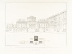 Nach Karl Friedrich Schinkel – Sechs Entwürfe zu einem Denkmal für Friedrich den Großen (6 Bll.)