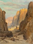 Carl Wuttke – Katharinenkloster am Fuße des Berges Sinai