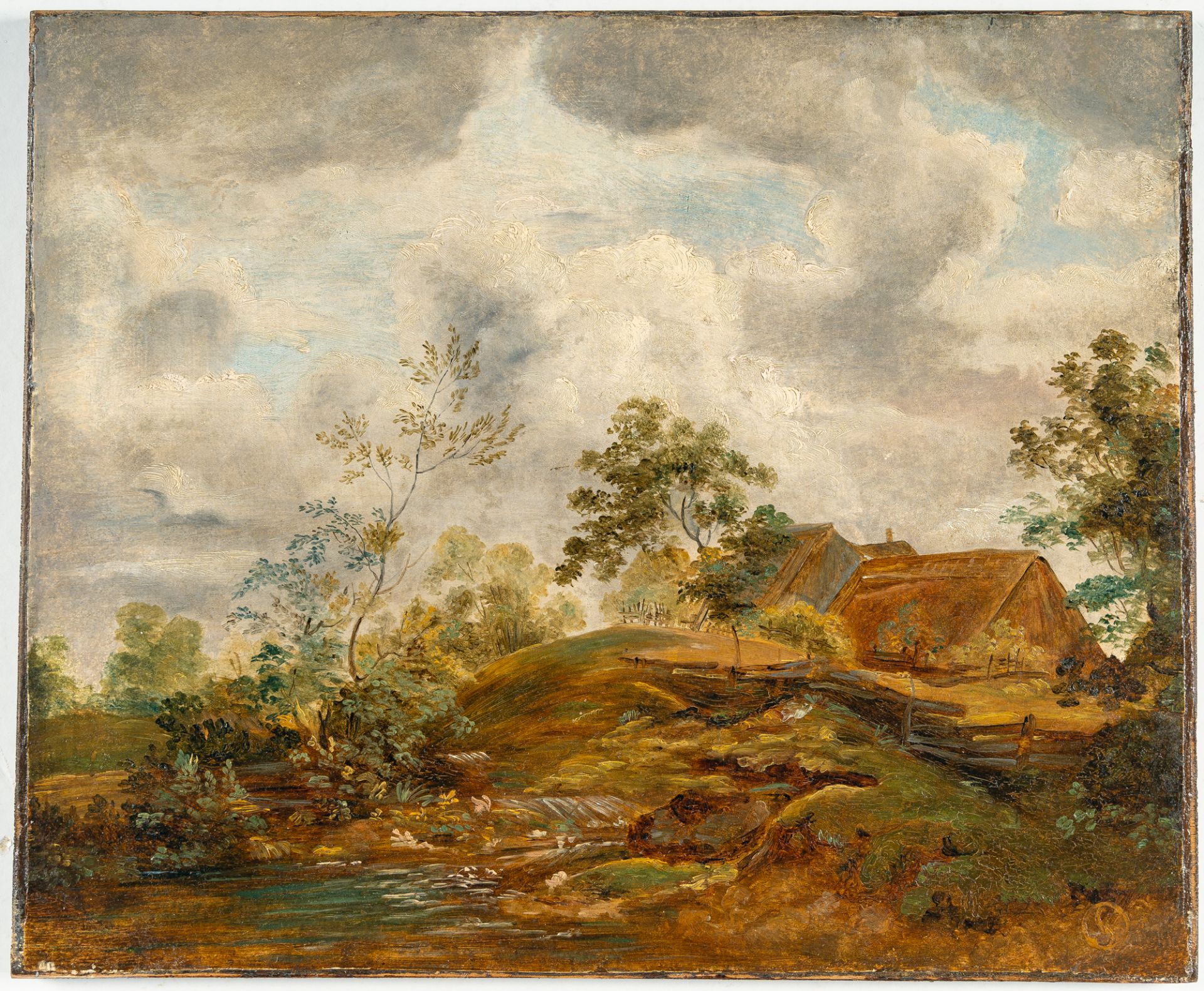 Ferdinand von Olivier – Landscape with a farmstead - Image 2 of 3