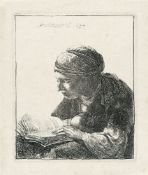 Rembrandt Harmensz. van Rijn – Die Lesende