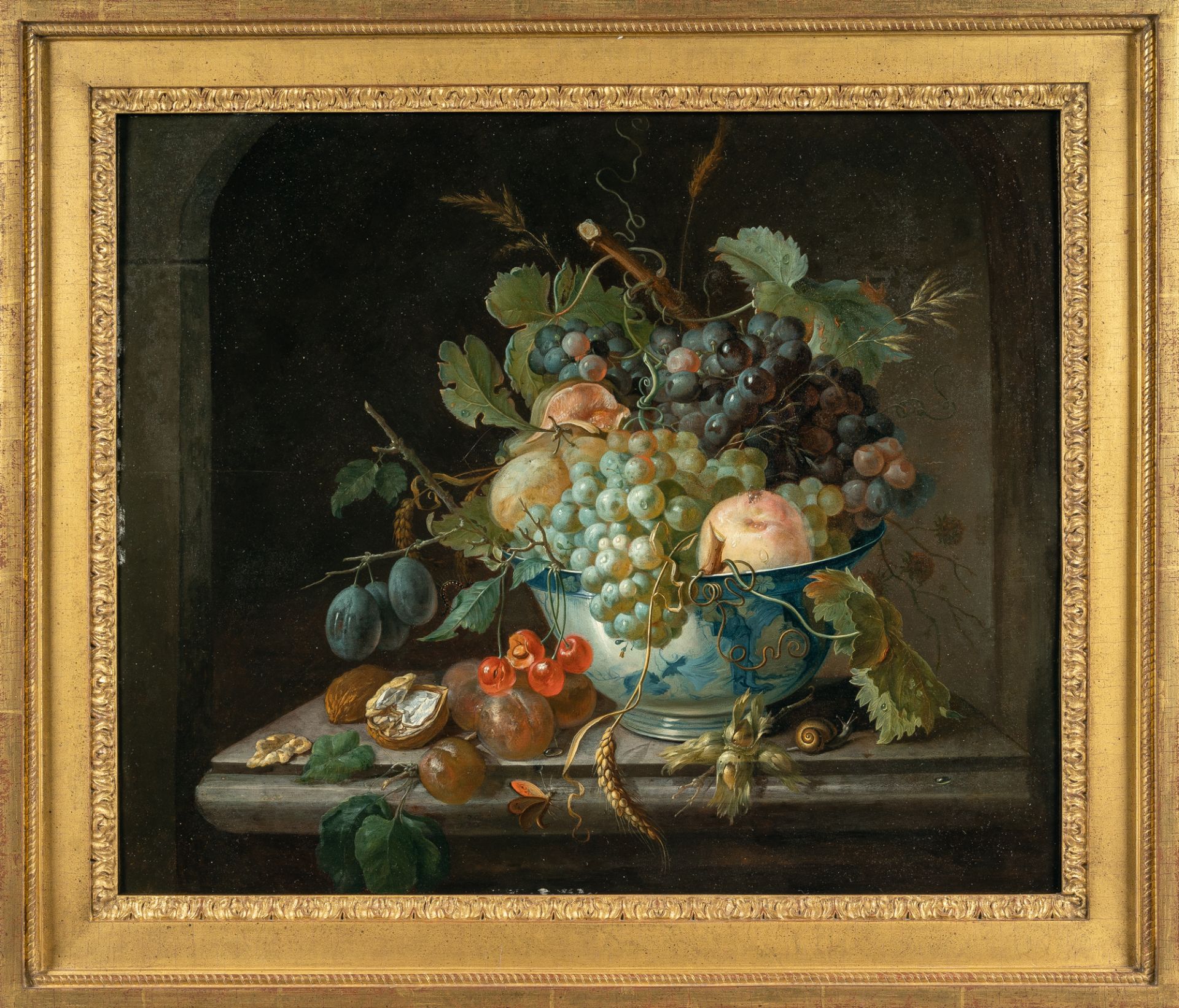 Christiaen van Pol – Fruit still life with a Wanli dish - Image 4 of 4