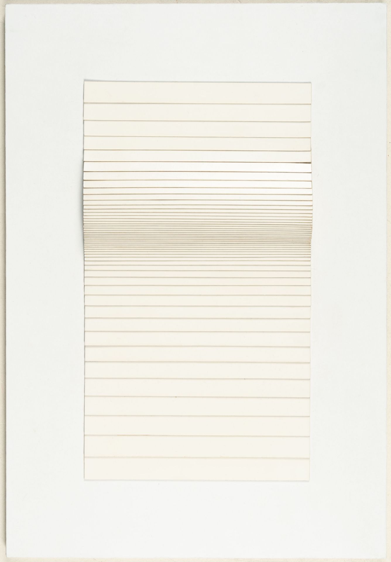 Leo Erb – „Nr. 27“ (Horizontale Lamellen-Struktur) (“No. 27” (Horizontal slat structure)) - Bild 2 aus 4