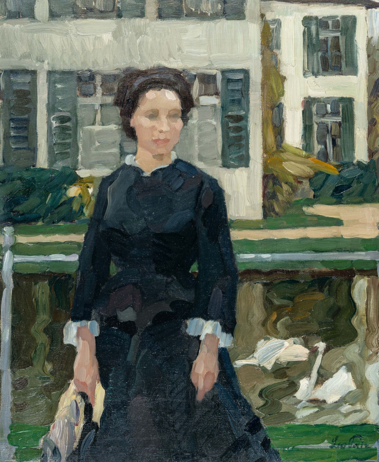 Leo Putz – Bildnis (Frieda Blell) (Portrait (Frieda Blell))