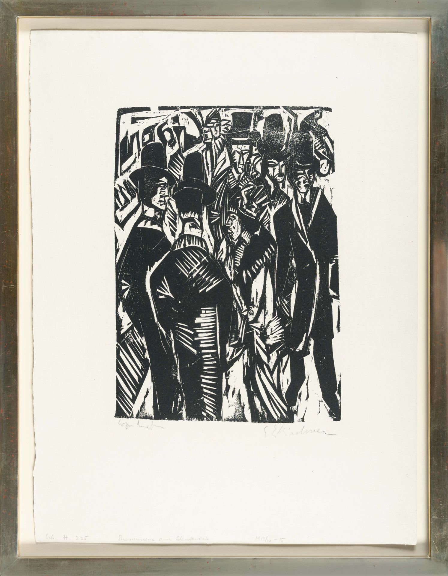 Ernst Ludwig Kirchner – Straßenszene, am Schaufenster (Street scene by a shop) - Bild 4 aus 4