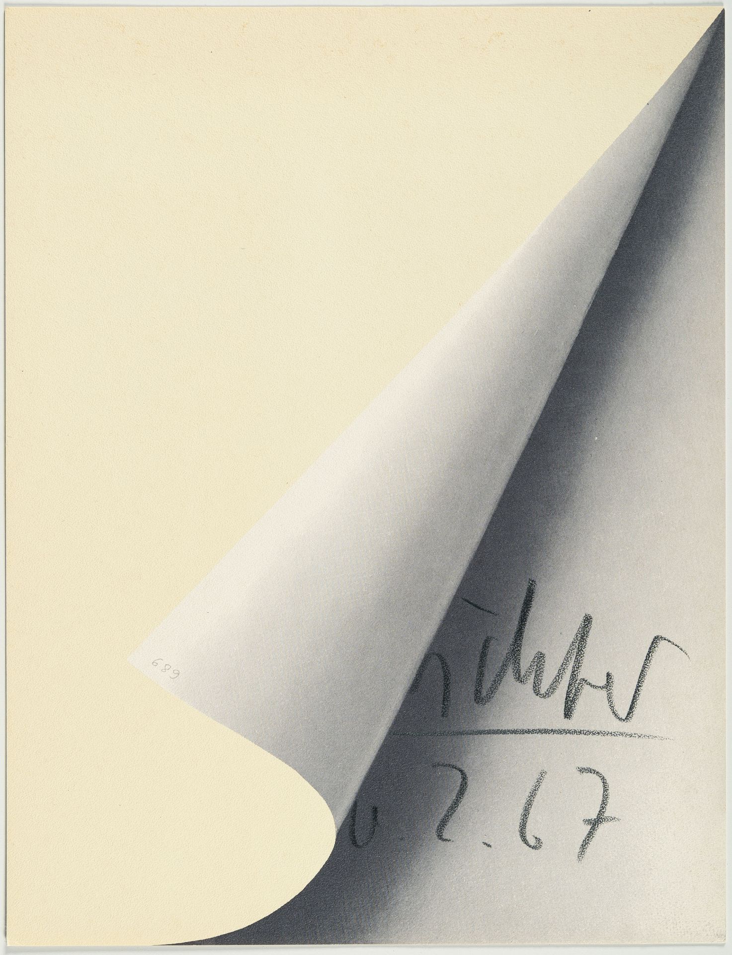 Gerhard Richter – Blattecke (Sheet corner) - Bild 2 aus 3