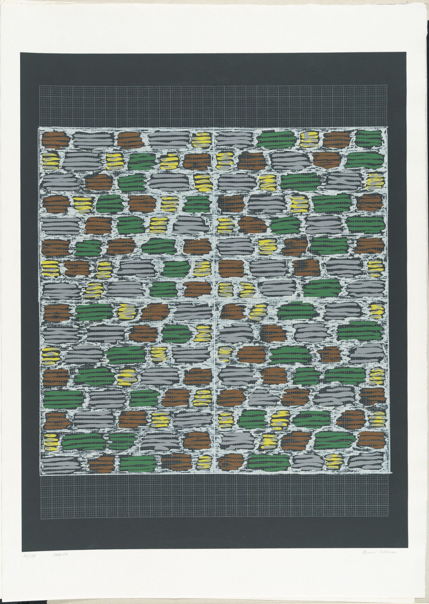 Anni Albers, Connections 1925/1983.Portfolio of 9 silkscreens in colours on wove, partially by - Image 15 of 17