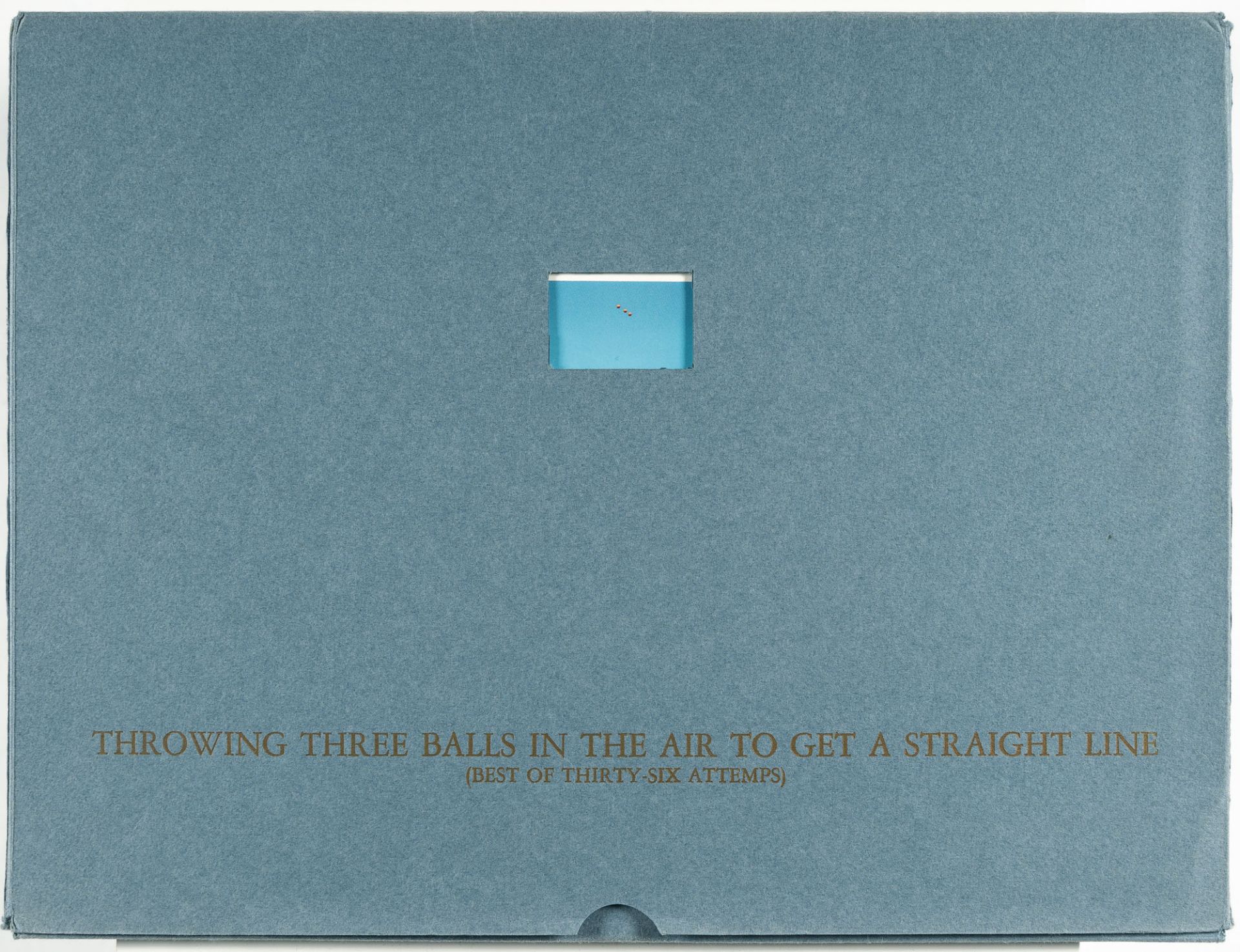 John Baldessari – Throwing three balls in the air to get a straight line (Best of thirty-six attempt - Bild 16 aus 17