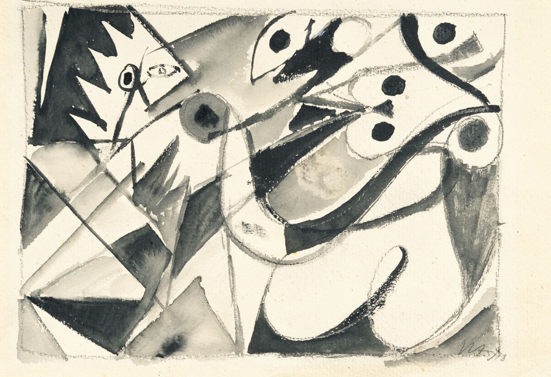 Ernst Wilhelm Nay – David und Bathseba II (David and Bathseba II)