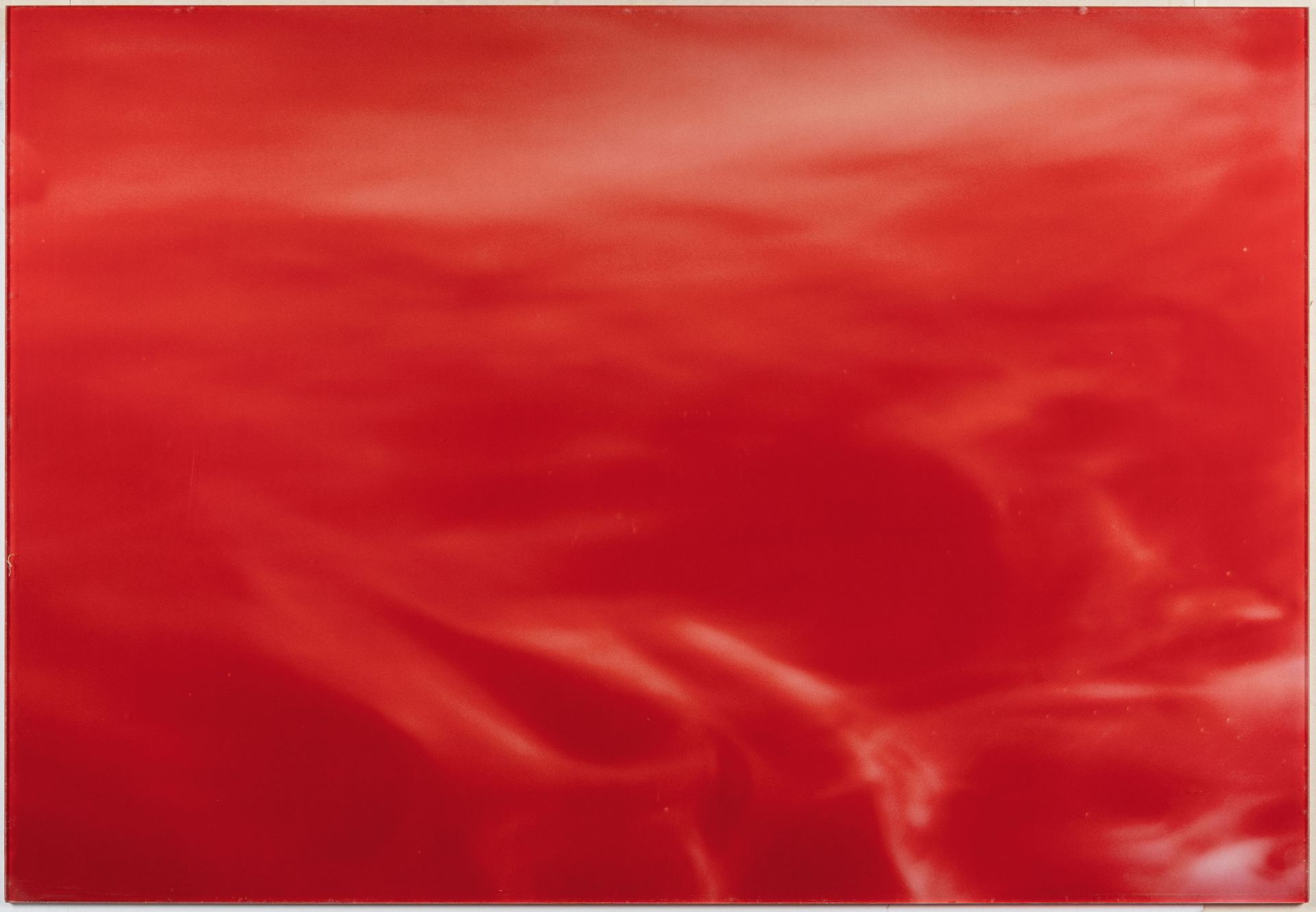 Andres Serrano, “Bloodscape V”.Cibachrome on photo paper with acrylic glass. (1989). Ca. 70 x 101 - Image 2 of 4