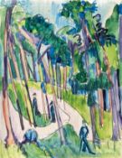Ernst Ludwig Kirchner – Spaziergänger im Wald (Rambler in a wood)