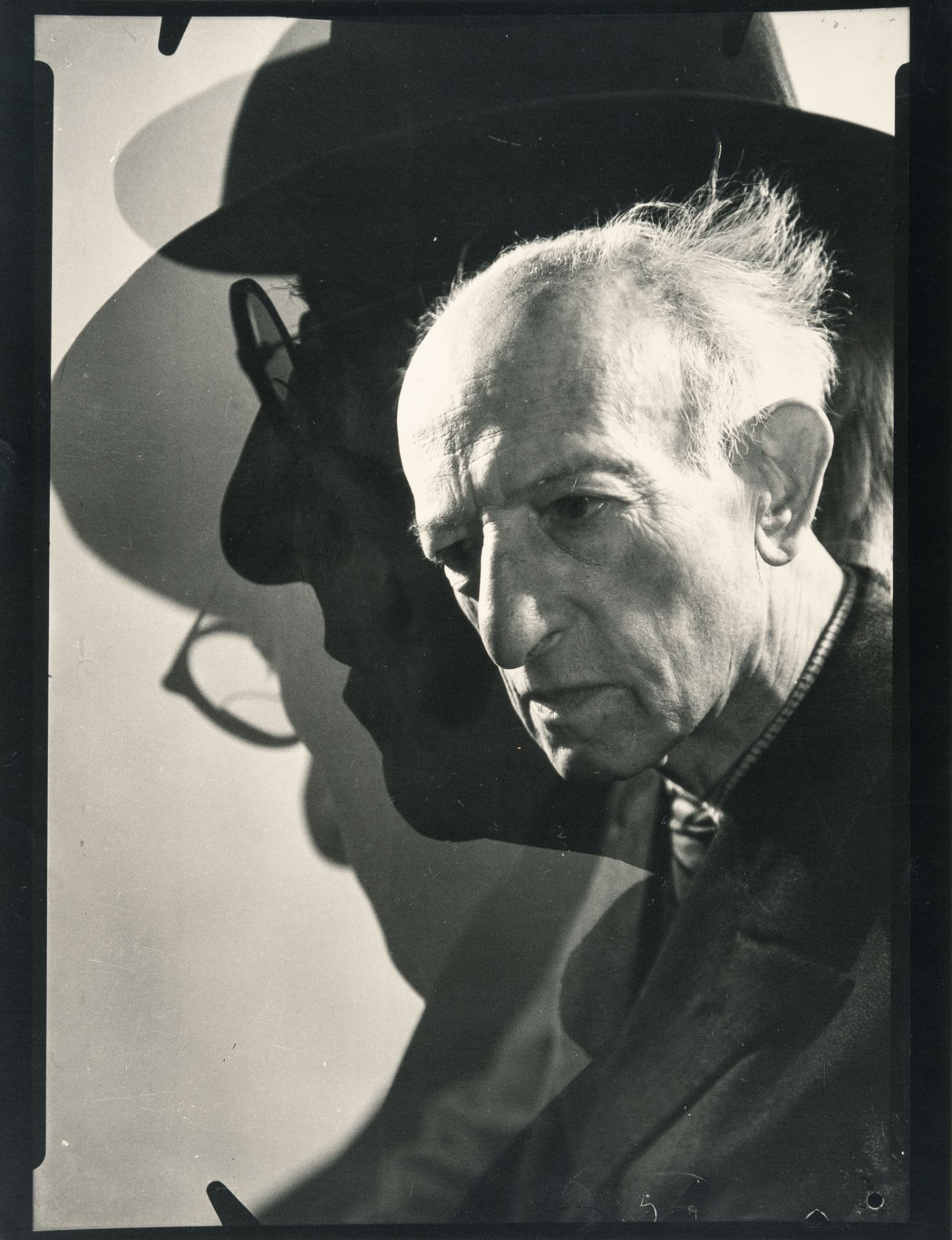 Edmund Kesting, Dr. Fritz Glaser.Vintage gelatin silver print, multiple exposures, on matte photo