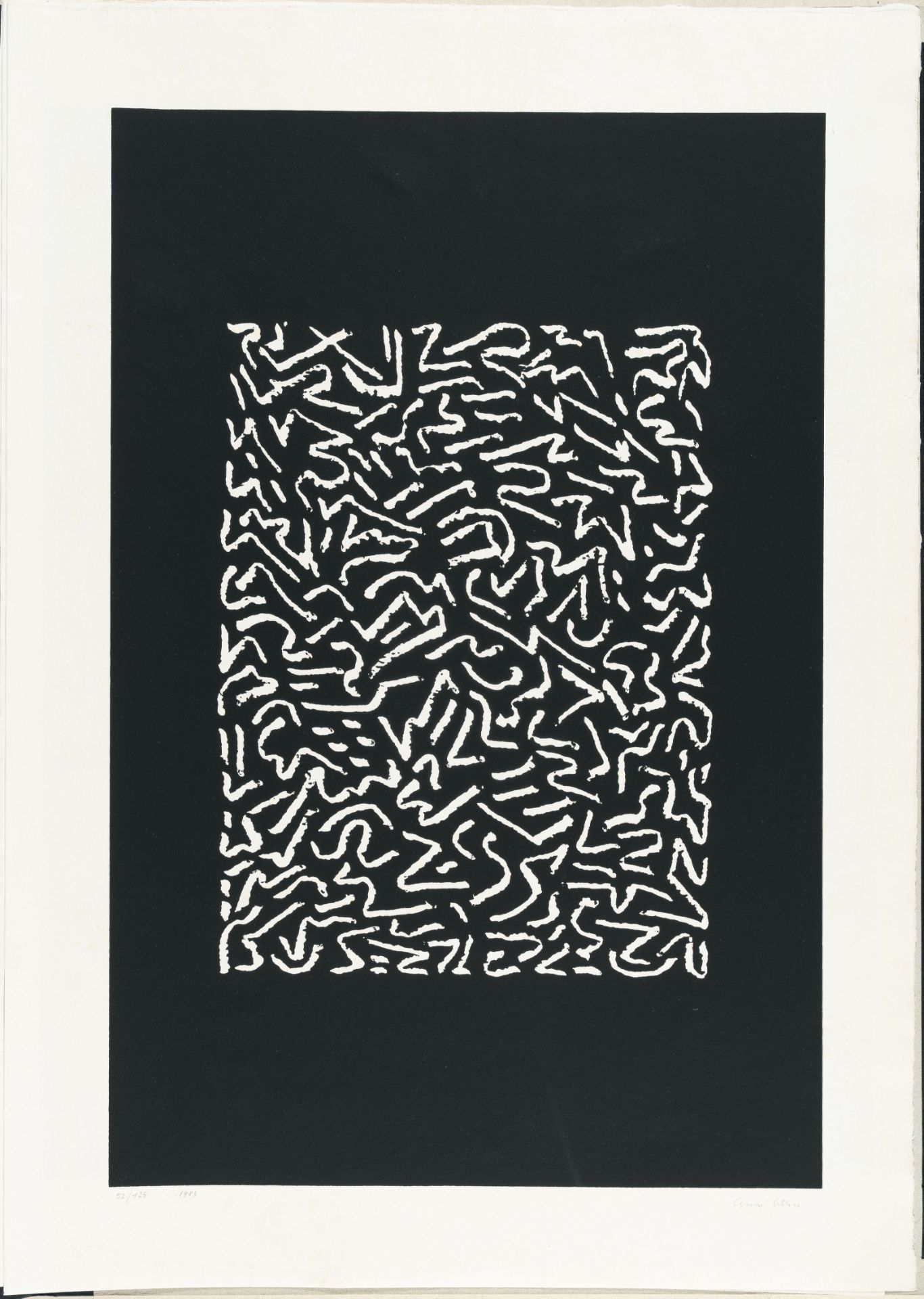 Anni Albers, Connections 1925/1983.Portfolio of 9 silkscreens in colours on wove, partially by - Image 14 of 17