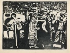 Wassily Kandinsky – Frauen im Wald (Women in the forest)