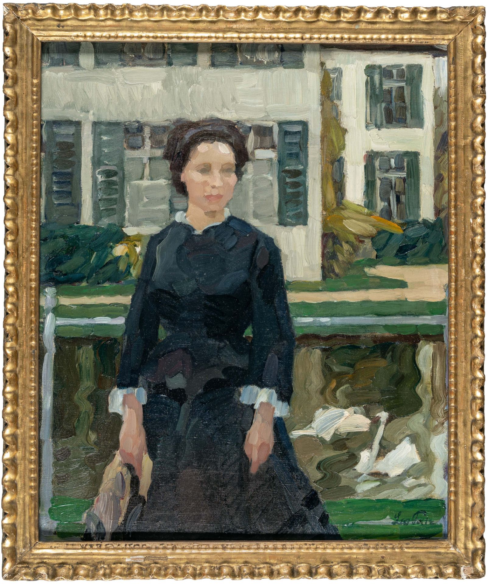 Leo Putz – Bildnis (Frieda Blell) (Portrait (Frieda Blell)) - Bild 4 aus 4