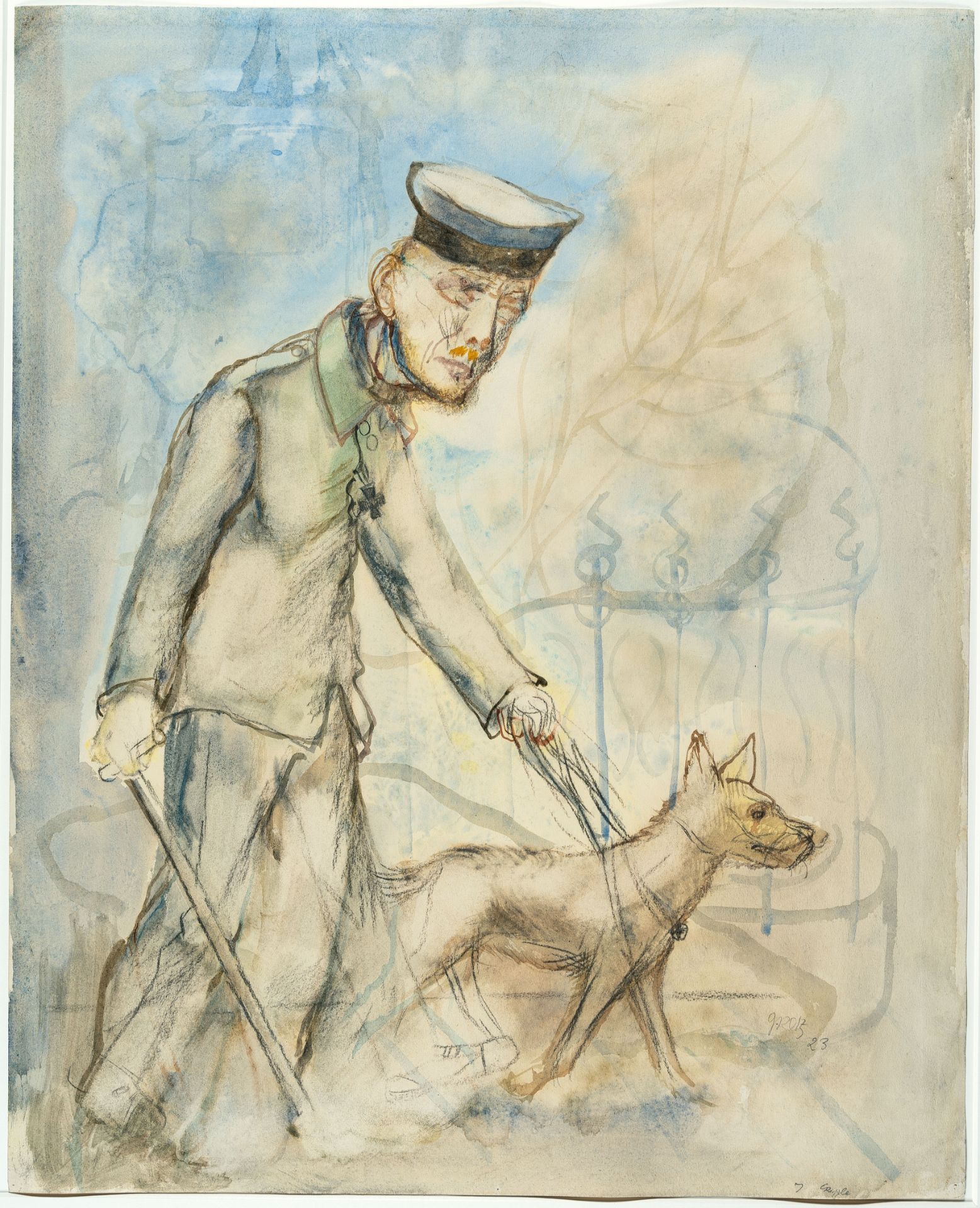 George Grosz – Blinder Krüppel (Blind cripple) - Bild 2 aus 4