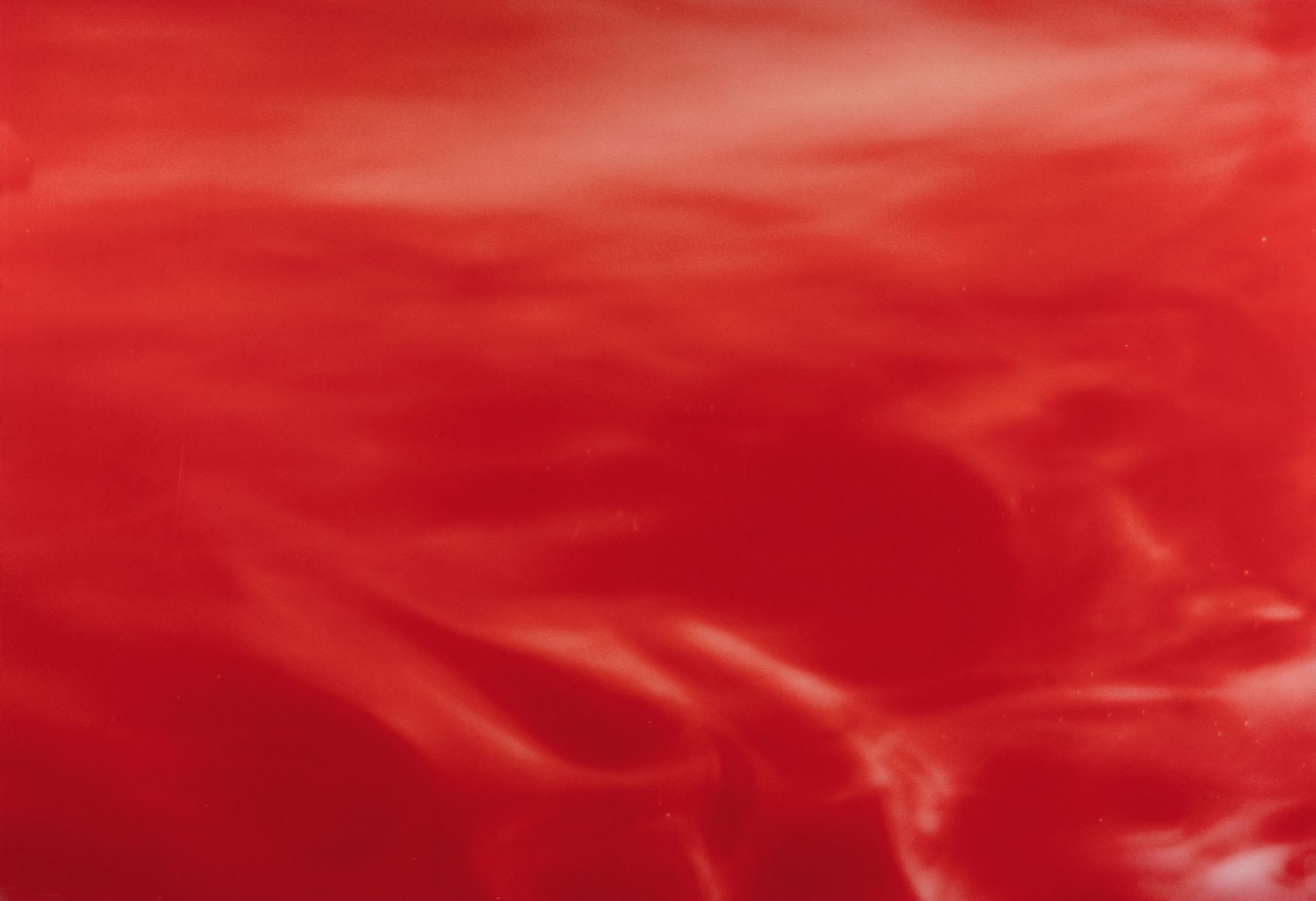 Andres Serrano, “Bloodscape V”.Cibachrome on photo paper with acrylic glass. (1989). Ca. 70 x 101