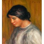 Pierre-Auguste Renoir – Portrait de Jeune Fille (Brune) (Portrait de Jeune Fille (Brune))