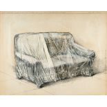 Christo Und Jeanne-Claude – „Canapé Empaquetée (Projet pour Spectrum, Bergey, Holland) Salle No. 3, 