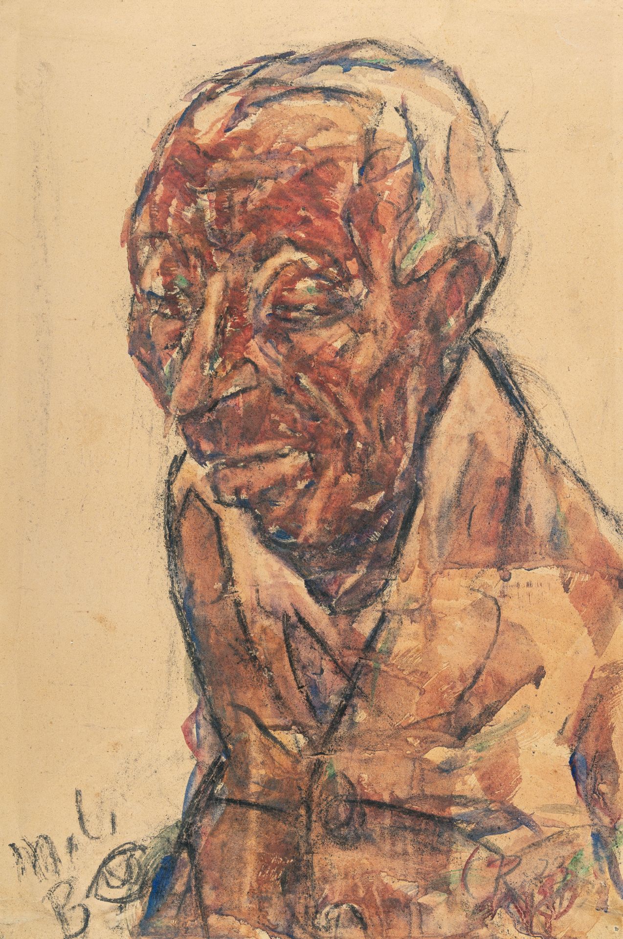 Christian Rohlfs – Männerporträt (Portrait of a man)