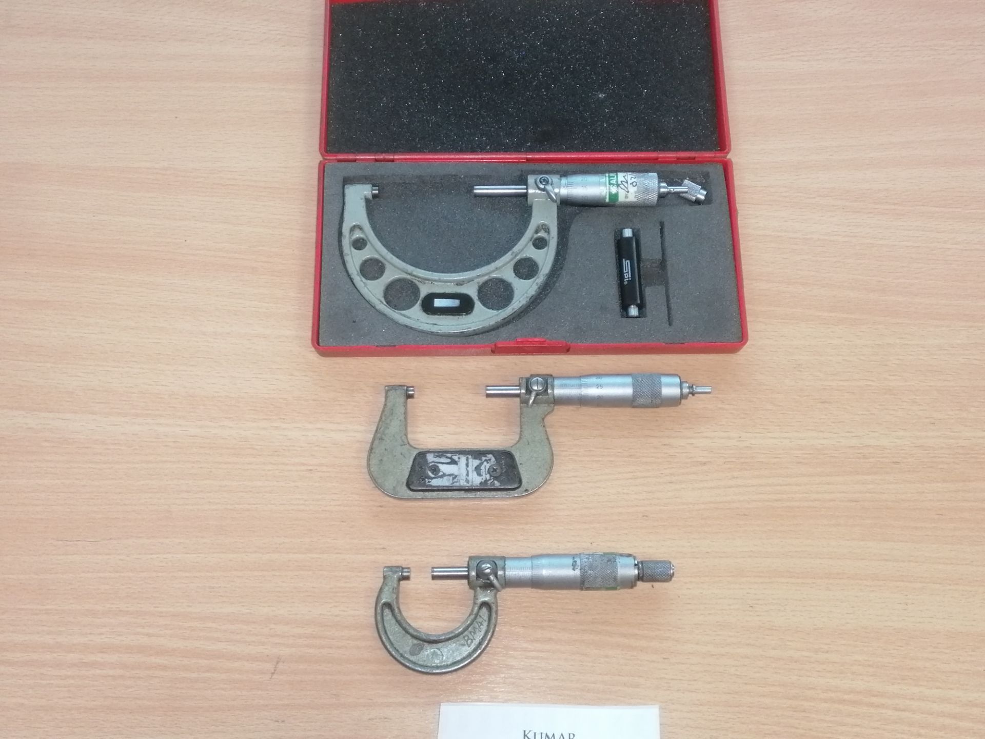 0-75mm Micrometer x3 25mm Range