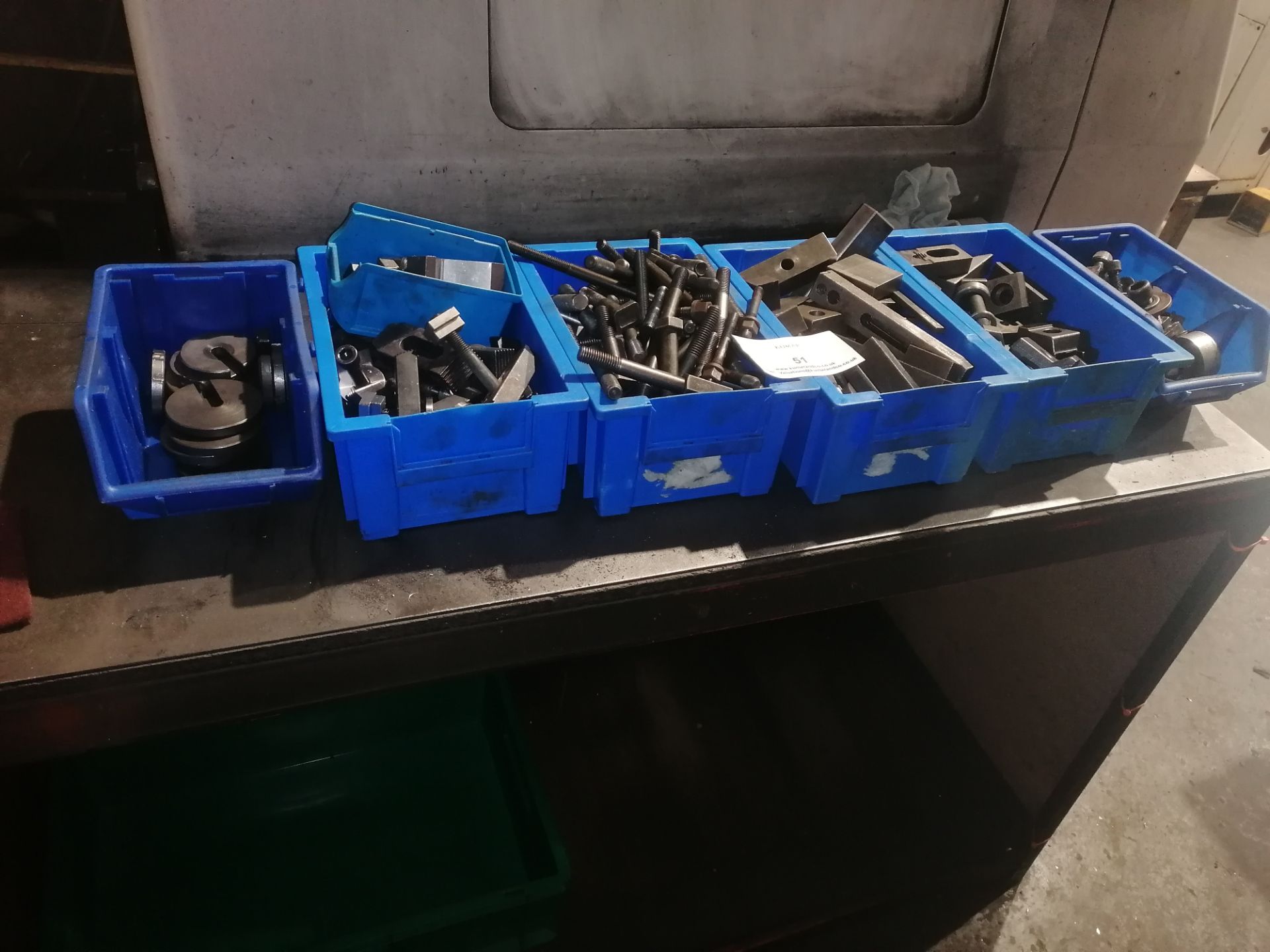 Assorted Milling Clamps & Tooling (Please Note: Plastic Container Boxes Are Not Included) - Image 6 of 6