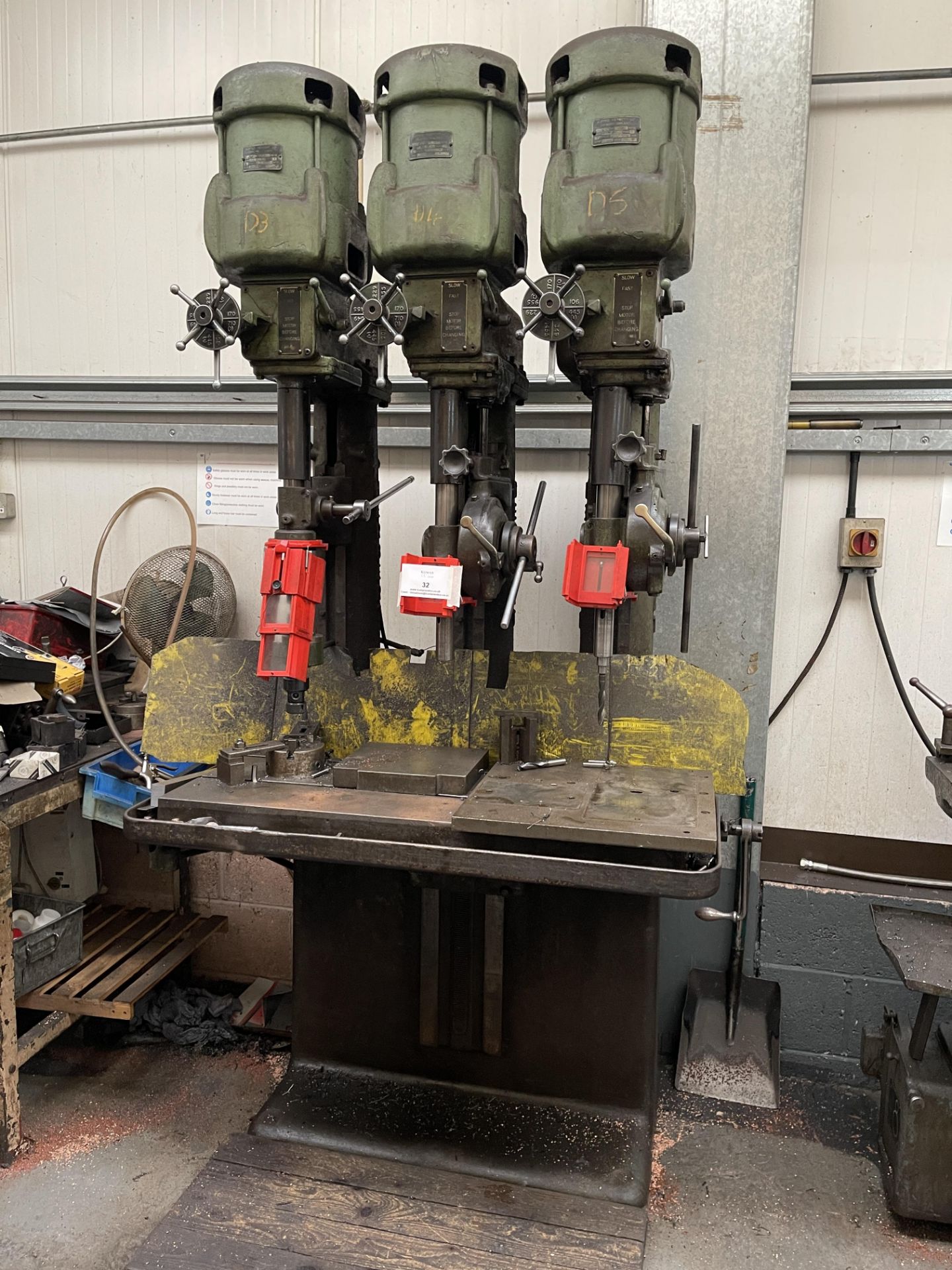 Herbert 3- Pillar Vertical Drilling Machine - Image 2 of 12