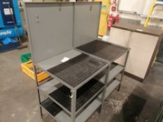 2: Machine Bench (Bench to put by machine to use as worktop & storage)