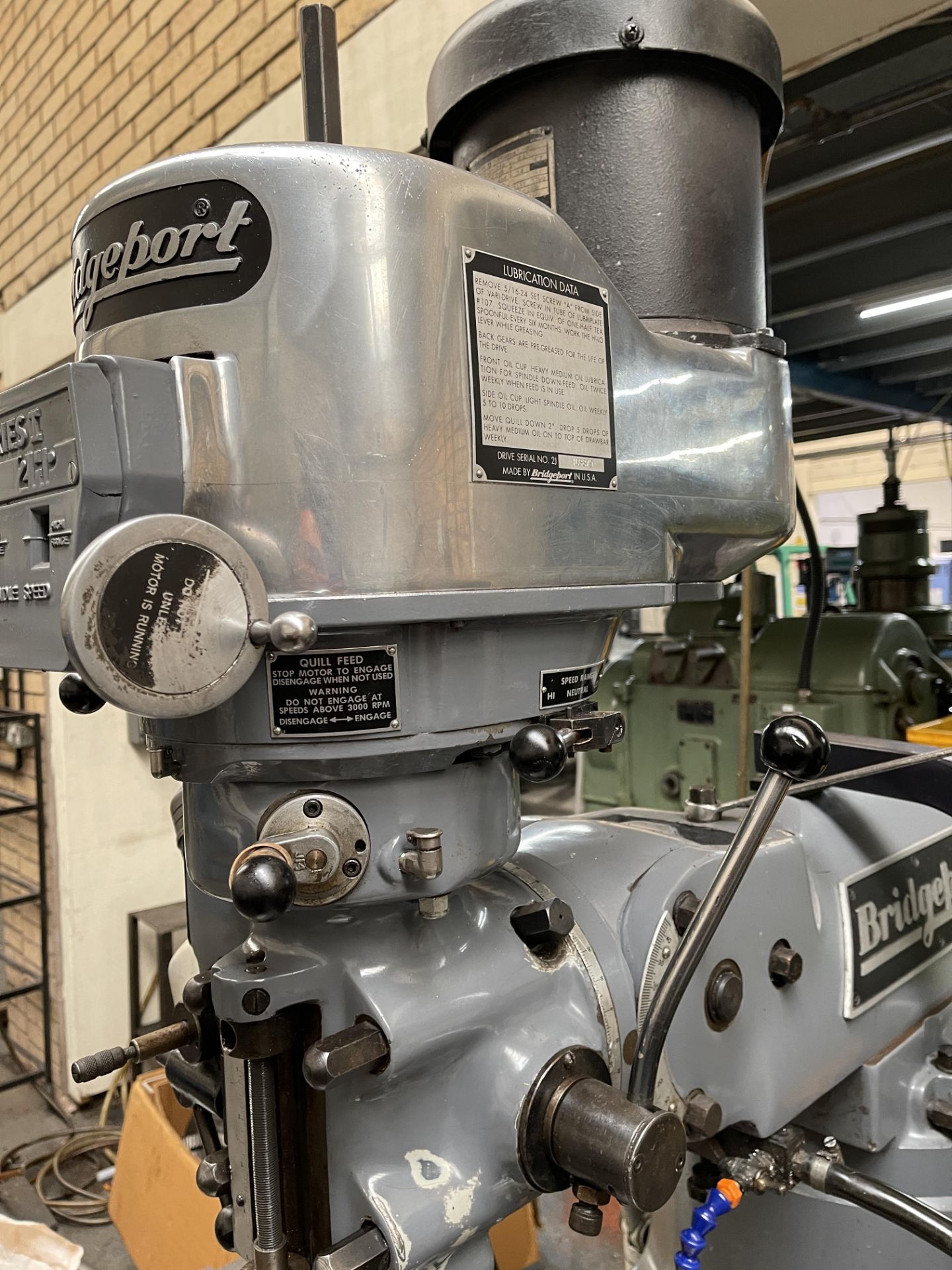 Bridgeport Textron Turret Head Milling Machine - Image 17 of 23