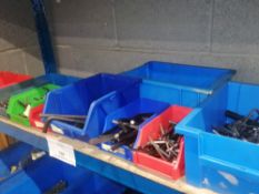 Various Allen Keys & Torque Keys (Please Note: Plastic Container Boxes Are Not Included)