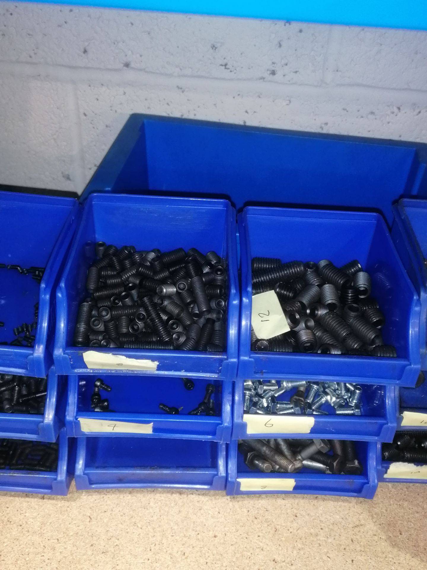 Various Capheads, GrubScrews, Nuts, Bolts & Washers (Please Note: Plastic Container Boxes Are Not - Image 9 of 10